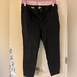 Black Loft Skinny Ankle Pant - Size 12P